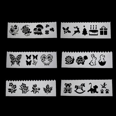 DIY Scrapbooking Πρότυπο σπρέι σχεδίασης πεταλούδας στο σπίτι Τέχνες χειροτεχνίας DIY Ψηφιακά πλαστικά γράμματα με ανάγλυφο φάκελο