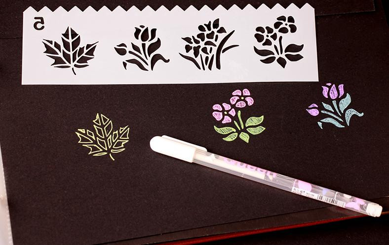 DIY Scrapbooking Πρότυπο σπρέι σχεδίασης πεταλούδας στο σπίτι Τέχνες χειροτεχνίας DIY Ψηφιακά πλαστικά γράμματα με ανάγλυφο φάκελο