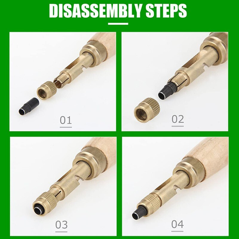 6 Συμβουλές Δερμάτινο τρυπάνι με βίδα Ιαπωνικό αυτόματο τρυπάνι βιβλιοδεσίας 1,5-4 χιλιοστά Διάτρηση για χάρτινες τρύπες για ζώνη Leathercraft