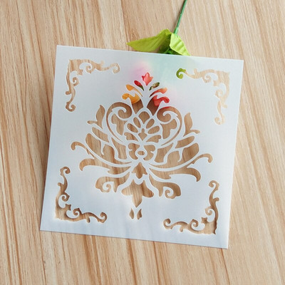 Mandalos sienų piešimo trafaretas tapybai meno amatų dekoravimui „pasidaryk pats“ Scrapbooking reljefinis albumo popieriaus kortelės šablonas