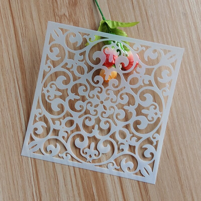 Mandalos sienų piešimo trafaretas tapybai meno amatų dekoravimui „pasidaryk pats“ Scrapbooking reljefinis albumo popieriaus kortelės šablonas