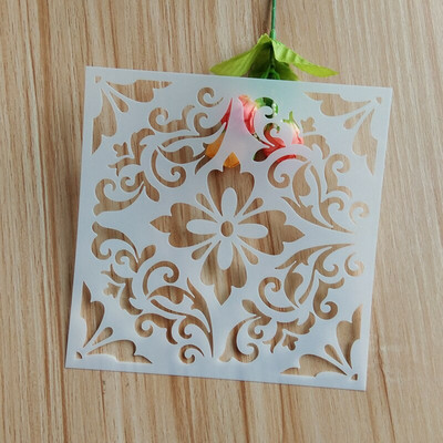 Mandalos sienų piešimo trafaretas tapybai meno amatų dekoravimui „pasidaryk pats“ Scrapbooking reljefinis albumo popieriaus kortelės šablonas