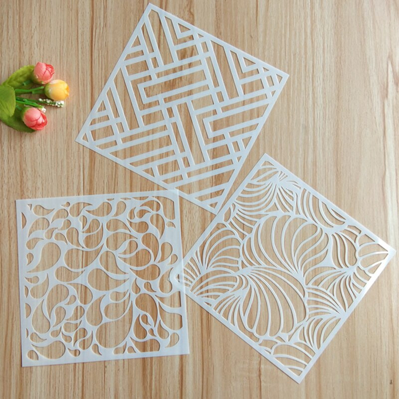 Mandalos sienų piešimo trafaretas tapybai meno amatų dekoravimui „pasidaryk pats“ Scrapbooking reljefinis albumo popieriaus kortelės šablonas