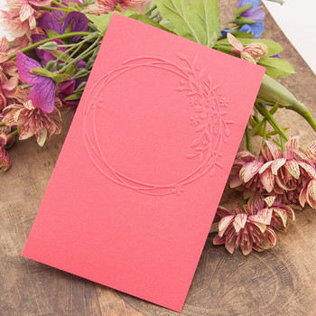 Φάκελοι με ανάγλυφο λουλούδι Πότισμα Πλαστικό ανάγλυφο Φάκελο για Scrapbooking DIY Διακόσμηση χάρτινων χειροτεχνιών/καρτών
