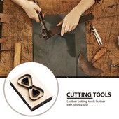 DIY puidust stantsitud nahast vorm-nahast lõikevormid terasest stantsimisvormid puidust stantsitud DIY nahast valmistatud käsitöö kotirihma jaoks