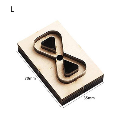 DIY puidust stantsitud nahast vorm-nahast lõikevormid terasest stantsimisvormid puidust stantsitud DIY nahast valmistatud käsitöö kotirihma jaoks