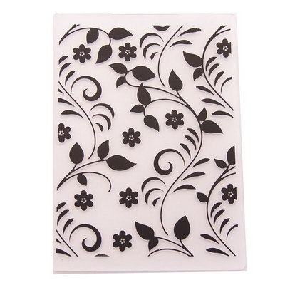 Flowers Vine Plastic Embossing folders Template for DIY Scrapbooking Crafts Making Photo Album Card Holiday Decoration