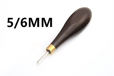 1 tk lilla sandlipuu käepidemega nahast käsitööõmbluskangas käsitsi valmistatud õmblustööriistad