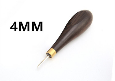 1 tk lilla sandlipuu käepidemega nahast käsitööõmbluskangas käsitsi valmistatud õmblustööriistad