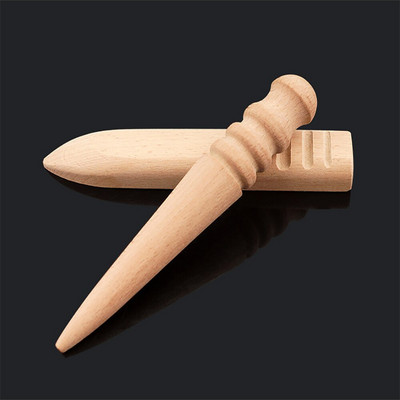 Sanbest Tija de șlefuit pentru margini din piele Lemn de santal Fag Lemn de trandafir Sculptură Instrumente de lustruit DIY