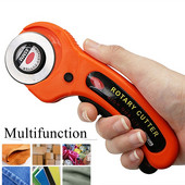 45 mm kratinys, ritininis peilis, audinys, pjovimo peilis, odinis popierinis audinys, rankdarbių audiniai, rotaciniai pjaustytuvai „pasidaryk pats“ siuvimo priedai