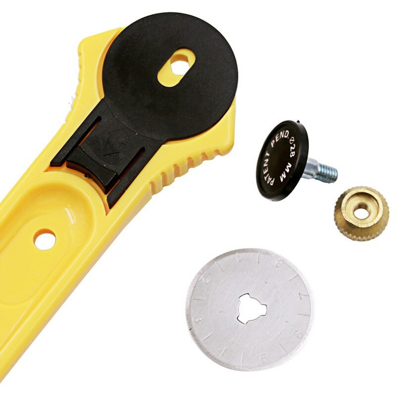 28/45mm mozaic role roată cuțit pânză cuțit de tăiat piele hârtie țesături țesături artizanat tăietor rotativ accesoriu de cusut