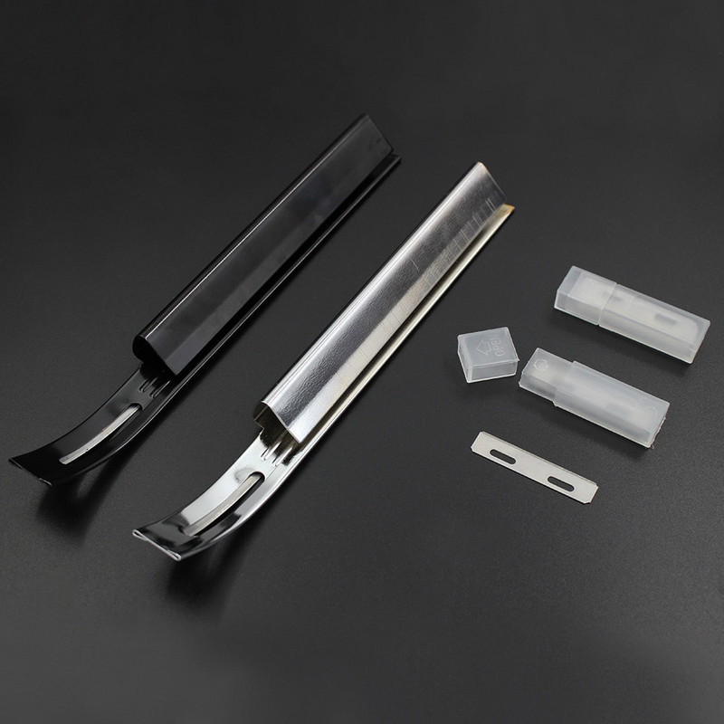 Μαχαίρι κοπής από δέρμα από ανοξείδωτο ατσάλι DIY Μαχαίρι κοπής ασφαλείας δερμάτινη χειροτεχνία Λεπτά μαχαίρια μαχαίρι σκάλισμα αυλάκωσης