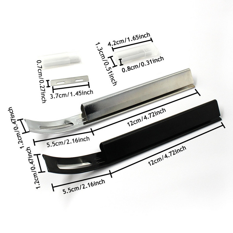 Μαχαίρι κοπής από δέρμα από ανοξείδωτο ατσάλι DIY Μαχαίρι κοπής ασφαλείας δερμάτινη χειροτεχνία Λεπτά μαχαίρια μαχαίρι σκάλισμα αυλάκωσης