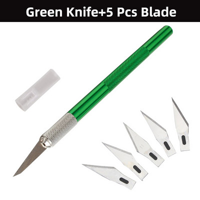 Εργαλείο κοπής χειροτεχνίας Κόφτης ξύλου από κράμα αλουμινίου Μαχαίρια κοπής χαρτιού κοφτερό μεταλλικό γλυπτό Utility Art Εργαλεία ραπτικής κοπής