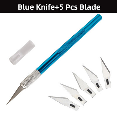 Εργαλείο κοπής χειροτεχνίας Κόφτης ξύλου από κράμα αλουμινίου Μαχαίρια κοπής χαρτιού κοφτερό μεταλλικό γλυπτό Utility Art Εργαλεία ραπτικής κοπής