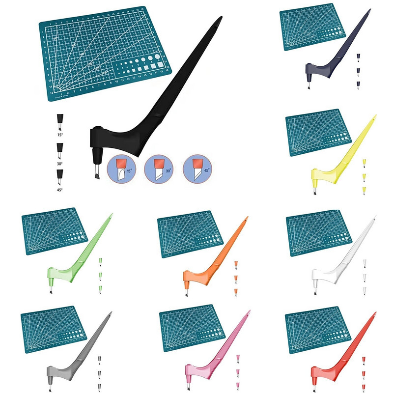 „Pasidaryk pats“ meno rankdarbių pjovimo įrankiai 360 besisukantis popieriaus pjaustytuvas 3 pakeiskite peilį, atsparus nusidėvėjimui pjovimo įrankis, langų grotelių gamyba