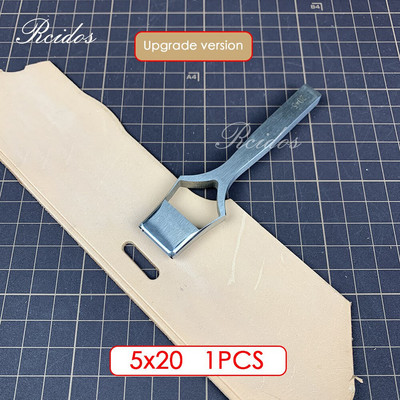 5x8/16/20/22/25mm manuálny dierovač na kožené opasky s plochými otvormi, RCIDOS dierovač na vrecia, nehrdzavejúca oceľ, cena 1 ks