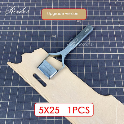 5x8/16/20/22/25mm manuálny dierovač na kožené opasky s plochými otvormi, RCIDOS dierovač na vrecia, nehrdzavejúca oceľ, cena 1 ks