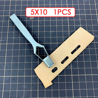 5x8/16/20/22/25mm manuálny dierovač na kožené opasky s plochými otvormi, RCIDOS dierovač na vrecia, nehrdzavejúca oceľ, cena 1 ks