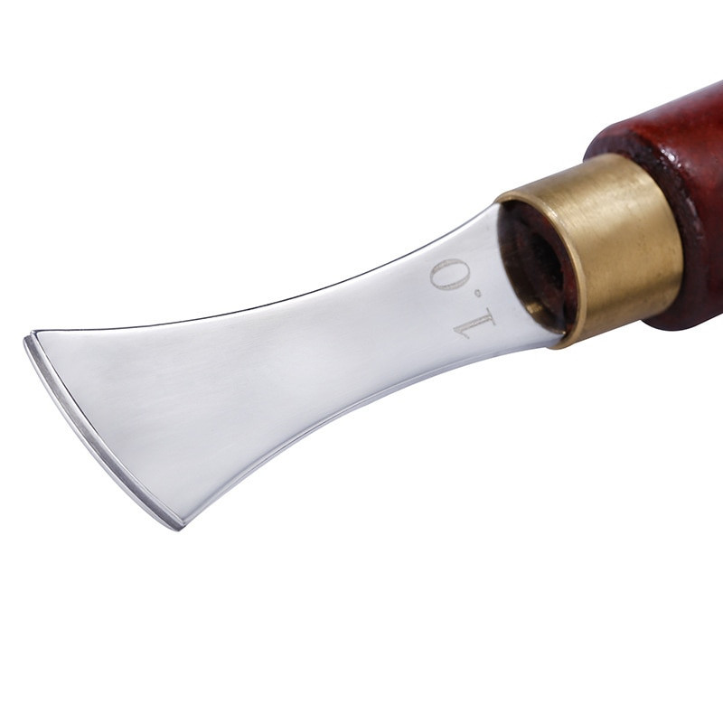 Τομέας ακμής δερμάτινης αψίδας Ρηχές άκρες αυλάκωσης Ψυχρή και ζεστή γραμμή πίεσης Διάτρηση κλωστή ενσωμάτωσης Leathercraft Tools 1,0-2,5mm