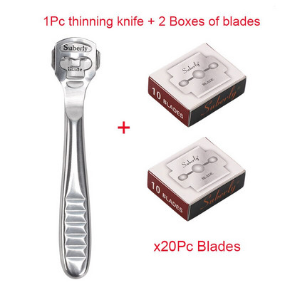 Naujas odinis briaunų ploninimo įrankis Silvery Skiver Beveler „pasidaryk pats“ apipjaustymo įrankiai Profesionalus kastuvas odinis peilis su 10 ašmenų
