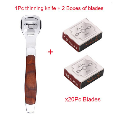 Naujas odinis briaunų ploninimo įrankis Silvery Skiver Beveler „pasidaryk pats“ apipjaustymo įrankiai Profesionalus kastuvas odinis peilis su 10 ašmenų