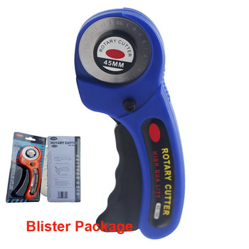 45mm Rotary Cutter Leather cutting Leathercraft Tool with Sewing Clips for Fabric Quilting Sewing Crafting Patchworking