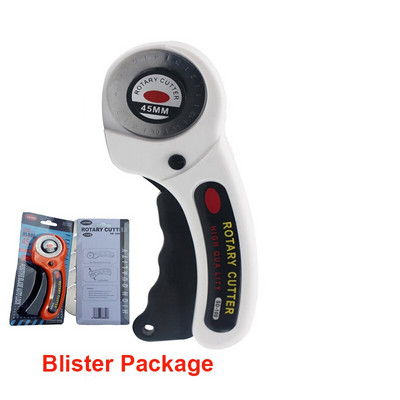 Cutter rotativ de 45 mm Instrument de tăiat piele cu cleme de cusut pentru matlasarea țesăturii, cusut, artizanat, lucrare de petice