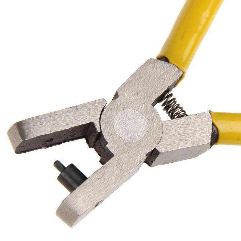 1 τεμ Ρολόι Δερμάτινη ζώνη τρύπας Πένσα Universal 2mm Στρογγυλό λουρί Κοσμήματα DIY Χειροτεχνία Αξεσουάρ εργαλείων επισκευής ραψίματος σπιτιού