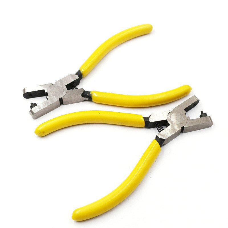 1 τεμ Ρολόι Δερμάτινη ζώνη τρύπας Πένσα Universal 2mm Στρογγυλό λουρί Κοσμήματα DIY Χειροτεχνία Αξεσουάρ εργαλείων επισκευής ραψίματος σπιτιού