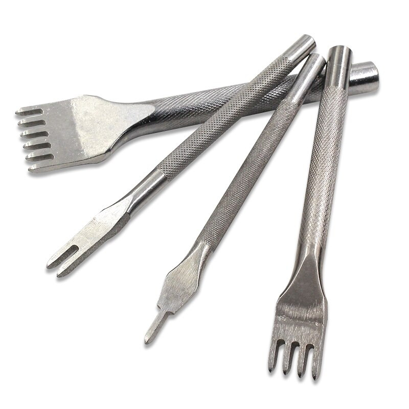 Δερμάτινο τρύπες 4 χιλιοστών Εργαλείο απόστασης DIY Χειροποίητο Δερμάτινο Χειροποίητο Ράψιμο με κορδόνια Ράψιμο Υψηλής ποιότητας χαλύβδινο κοπτικό