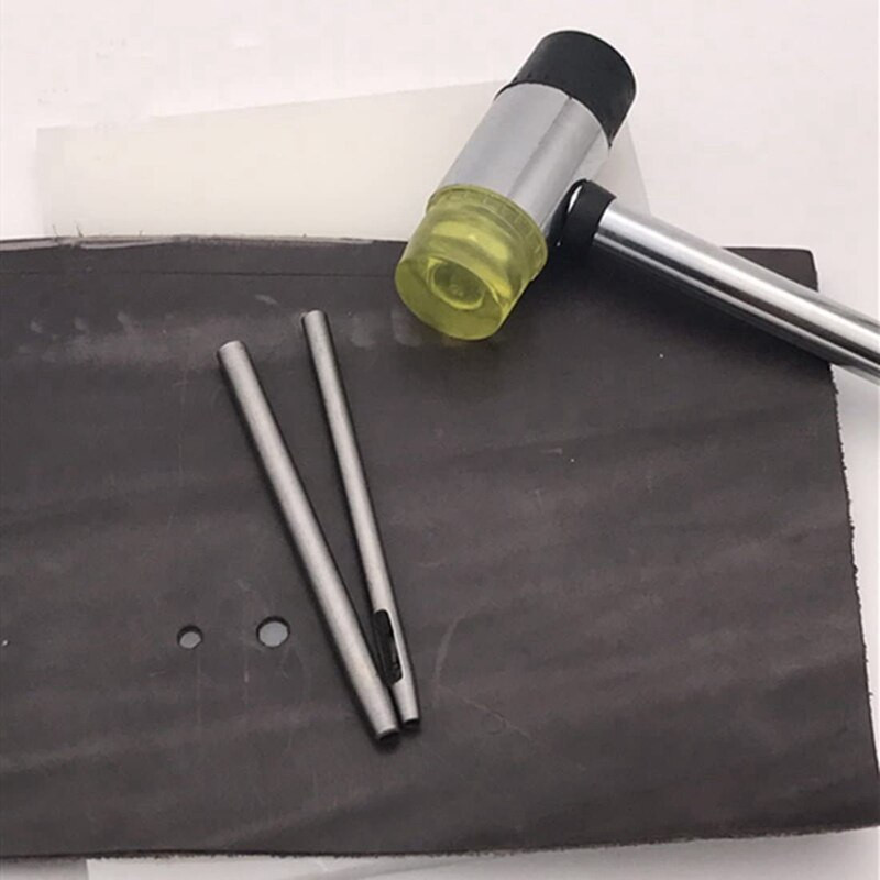 LUDA 14 tk. ümmargune õõnsate stantsimiskomplekt, nahast käsitöönduslik stantsimistööriist õõnesaugulõikuri tööriist kellarihmade rihmade lõuendi jaoks