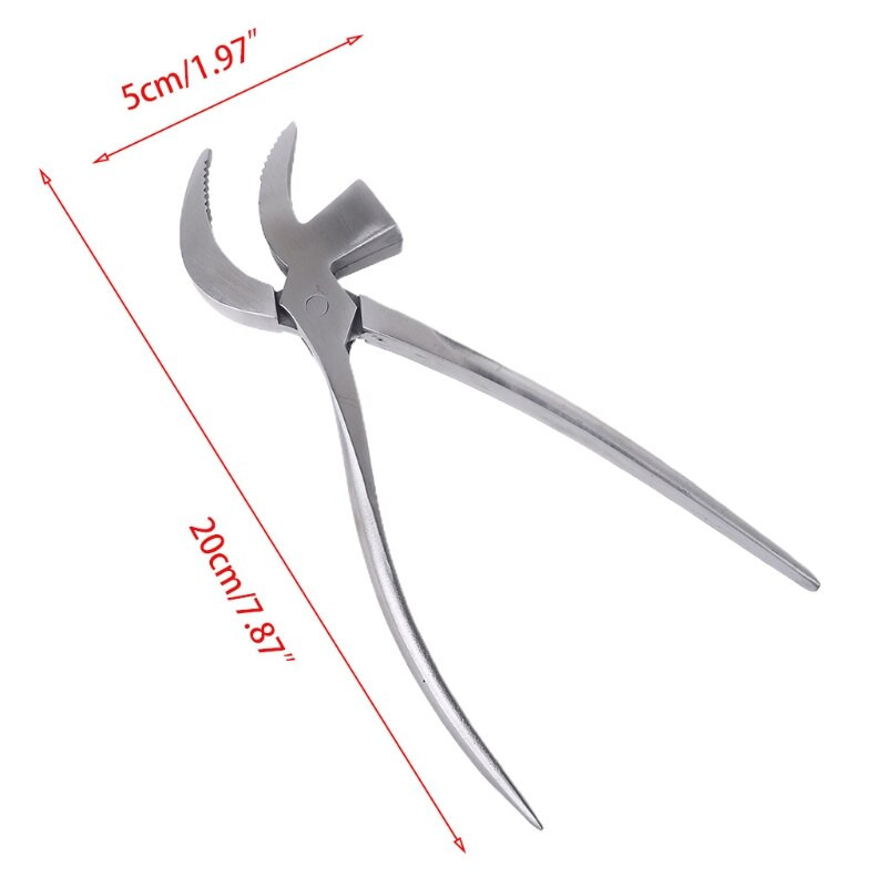 Δερμάτινη πένσα χειροτεχνίας DIY Πένσα μέσης έλξης Εργαλείο εργασίας για ψαλίδια παπουτσιών