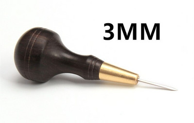 Bőr varrás csíra gyémánt alakú ébenfekete fekete sárgaréz kézműves szerszám kézi varrás csíra DIY varrókúp