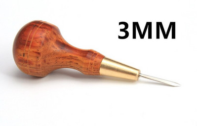 Bőr varrás csíra gyémánt alakú ébenfekete fekete sárgaréz kézműves szerszám kézi varrás csíra DIY varrókúp