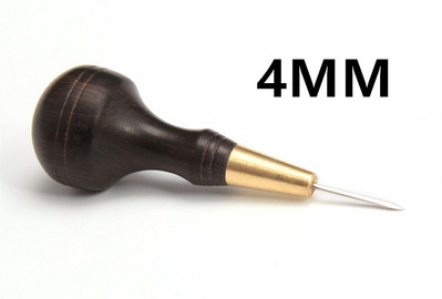 Bőr varrás csíra gyémánt alakú ébenfekete fekete sárgaréz kézműves szerszám kézi varrás csíra DIY varrókúp