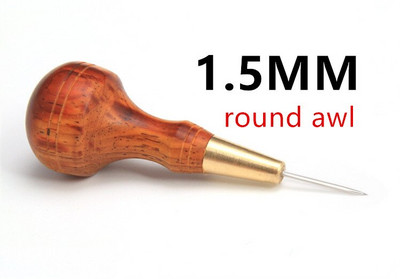 Bőr varrás csíra gyémánt alakú ébenfekete fekete sárgaréz kézműves szerszám kézi varrás csíra DIY varrókúp