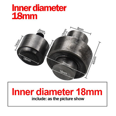 Rankinio mygtuko montavimo įrankis, nutildytas štampavimas, mygtukas, užsegimas, tvirtinimo detalės, ąselių rankinio presavimo mašina namų odinių amatų įrankių forma