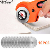 Lame rotative de tăiere de 28/45 mm din oțel inoxidabil SK5 Lame rotative de schimb pentru matlasarea țesăturii din piele, instrumente de cusut pentru patchwork