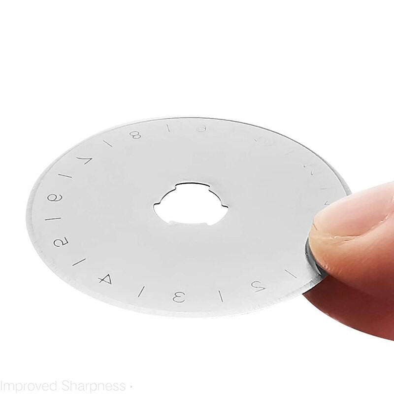 Lame rotative de tăiere de 28/45 mm din oțel inoxidabil SK5 Lame rotative de schimb pentru matlasarea țesăturii din piele, instrumente de cusut pentru patchwork