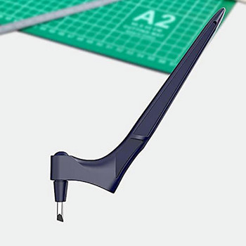 A3 самовъзстановяваща се двустранна подложка за рязане, безопасен DIY инструмент за рязане на изкуство, занаятчийско рязане с дъска за гравиране със стоманено въртящо се острие 360