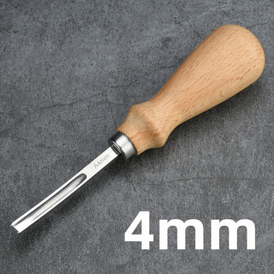 Leather Craft Edge Thinning Tool, Diy Trimming Machine κοπής για κυρτή γωνία Στρογγυλή λεπίδα φτυαριού Leathercraft πλάτος 10mm