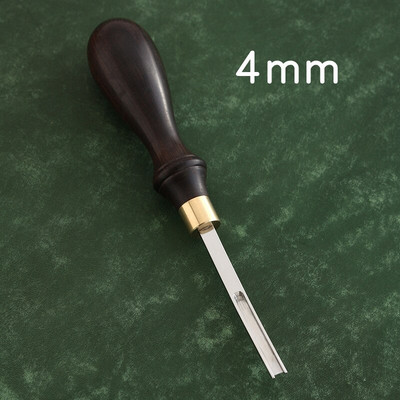 Leather Craft Edge Thinning Tool, Diy Trimming Machine κοπής για κυρτή γωνία Στρογγυλή λεπίδα φτυαριού Leathercraft πλάτος 10mm