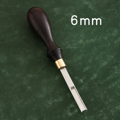 Leather Craft Edge Thinning Tool, Diy Trimming Machine κοπής για κυρτή γωνία Στρογγυλή λεπίδα φτυαριού Leathercraft πλάτος 10mm