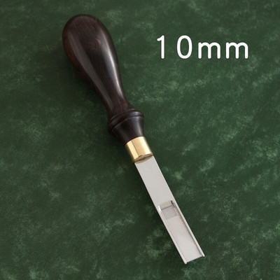 Leather Craft Edge Thinning Tool, Diy Trimming Machine κοπής για κυρτή γωνία Στρογγυλή λεπίδα φτυαριού Leathercraft πλάτος 10mm