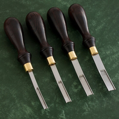 Leather Craft Edge Thinning Tool, Diy Trimming Machine κοπής για κυρτή γωνία Στρογγυλή λεπίδα φτυαριού Leathercraft πλάτος 10mm