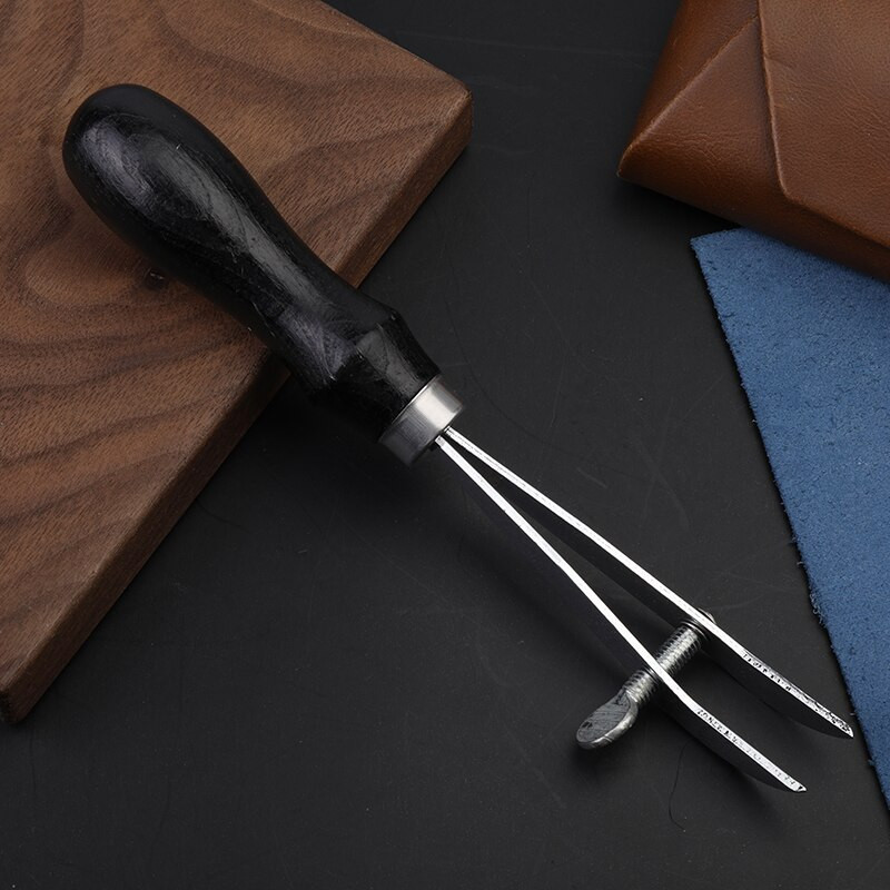 LMDZ 1Pcs Ρυθμιζόμενο Δερμάτινο Craft Edge Creaser Skiving Εργαλείο DIY Χειροποίητο Leathercraft Εργαλεία εργασίας Ανθεκτικό Υψηλής Ποιότητας