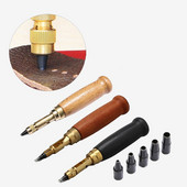 Vijak za bušenje rupa Uklonjivi alati za izradu kožnih rukotvorina Automatski remeni Bušilice Kožne bušilice za bušenje rupa 6 veličina vrha 1,5-4 mm vijak kožni alat