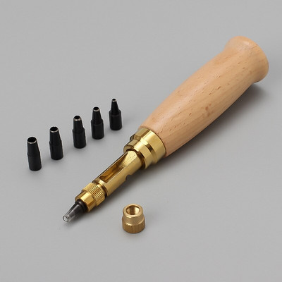 Vijak za bušenje rupa Uklonjivi alati za izradu kožnih rukotvorina Automatski remeni Bušilice Kožne bušilice za bušenje rupa 6 veličina vrha 1,5-4 mm vijak kožni alat